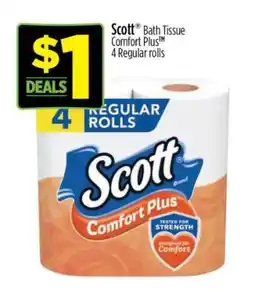 Dollar General Scott Bath Tissue Comfort Plus offer