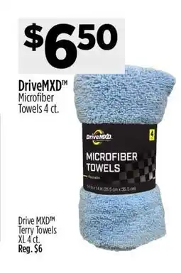 Dollar General DriveMXD Microfiber Towels 4 ct offer