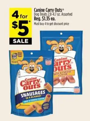 Dollar General Canine Carry-Outs offer