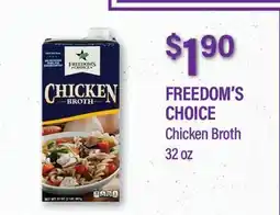 Commissary FREEDOM'S CHOICE Chicken Broth offer
