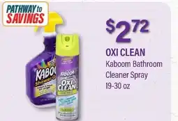 Commissary OXI CLEAN Kaboom Bathroom Cleaner Spray offer