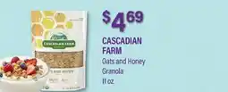 Commissary CASCADIAN FARM Oats and Honey Granola offer