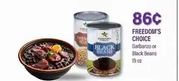 Commissary FREEDOM'S CHOICE Garbanzo or Black Beans offer