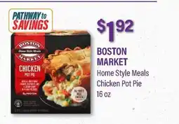 Commissary BOSTON MARKET Home Style Meals Chicken Pot Pie offer