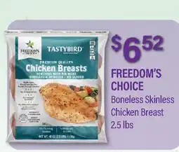 Commissary FREEDOM'S CHOICE Boneless Skinless Chicken Breast offer