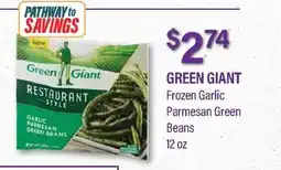 Commissary GREEN GIANT Frozen Garlic Parmesan Green Beans offer