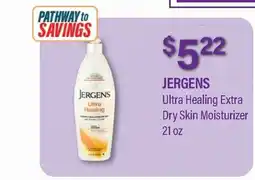 Commissary JERGENS Ultra Healing Extra Dry Skin Moisturizer offer