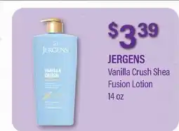 Commissary JERGENS Vanilla Crush Shea Fusion Lotion offer