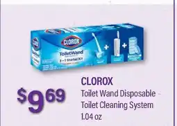 Commissary CLOROX Toilet Wand Disposable Toilet Cleaning System offer