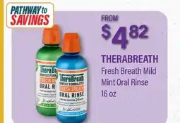 Commissary THERABREATH Fresh Breath Mild Mint Oral Rinse offer
