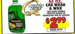 Ollie's 64 OZ. CAR WASH & WAX offer