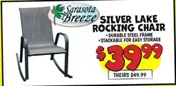Ollie's Sarasota Breeze SILVER LAKE ROCKING CHAIR offer