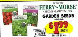 Ollie's FERRY-MORSE GARDEN SEEDS offer