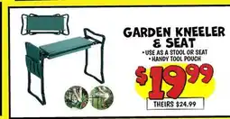 Ollie's GARDEN KNEELER & SEAT USE STOOL OR SEAT offer