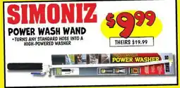 Ollie's SIMONIZ POWER WASH WAND offer
