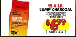 Ollie's 15.4 LB. LUMP CHARCOAL offer