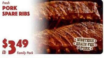 The Food Emporium Pork Spare Ribs offer