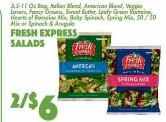 The Food Emporium Fresh Express Salads offer