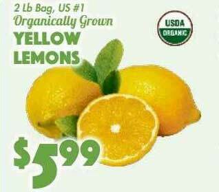 The Food Emporium Yellow Lemons offer