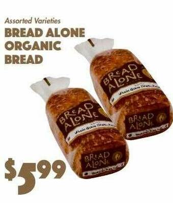The Food Emporium Bread Alone Organic Bread offer