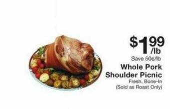 Fairway Store Market Whole Pork Shoulder Picnic offer