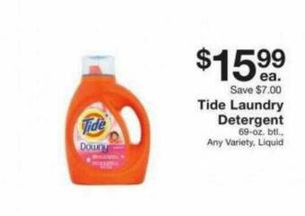 Fairway Store Market Tide Laundry Detergent offer
