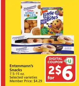 Vons Entenmann's Snacks offer