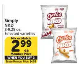 Vons Simply NKD offer