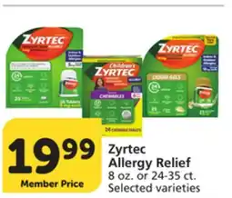 Vons Zyrtec Allergy Relief offer
