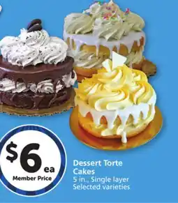 Vons Dessert Torte Cakes offer