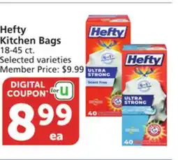Vons Hefty Kitchen Bags offer