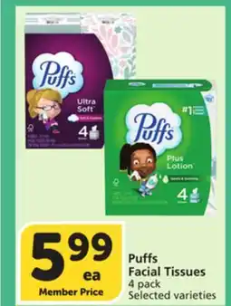 Vons Puffs Facial Tissues offer