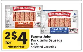 Vons Farmer John Pork Links Sausage offer