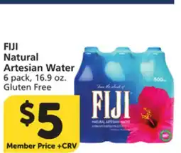 Vons FIJI Natural Artesian Water offer