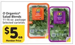 Vons O Organics Salad Blends offer