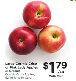 Ralphs Large Cosmic Crisp or Pink Lady Apples offer