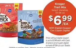Ralphs Kroger Trail Mix offer