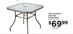 Ralphs HGTV Outdoors Orchards Dining Table offer