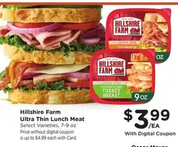 Ralphs Hillshire Farm Ultra Thin Lunch Meat offer