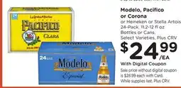 Ralphs Modelo, Pacifico or Corona offer