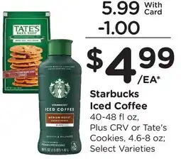Ralphs Starbucks Iced Coffee offer
