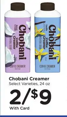 Ralphs Chobani Creamer offer