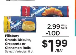 Ralphs Pillsbury Grands Biscuits, Crescents or Cinnamon Rolls offer