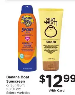 Ralphs Banana Boat Sunscreen offer