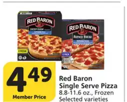 Albertsons Red Baron Single Serve Pizza offer