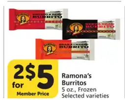 Albertsons Ramona's Burritos offer