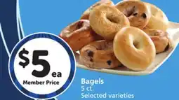 Albertsons Bagels offer
