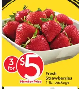 Albertsons Fresh Strawberries offer