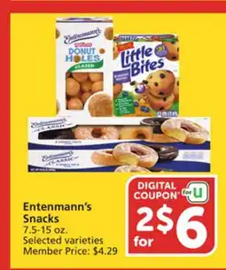 Albertsons Entenmann's Snacks offer