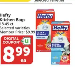 Albertsons Hefty Kitchen Bags offer
